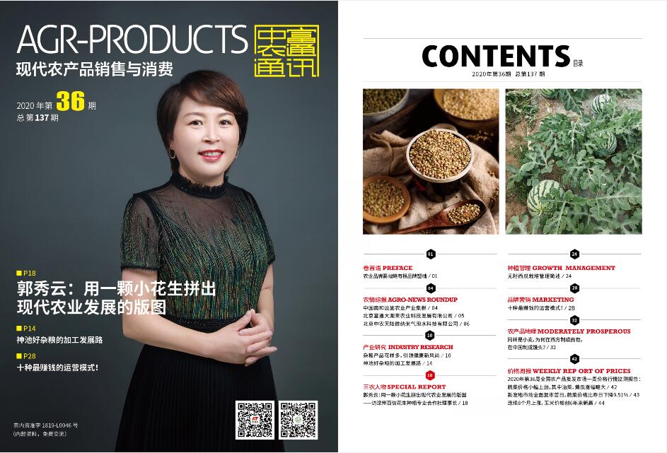 總第137期《現(xiàn)代農(nóng)產(chǎn)品銷售與消費(fèi)》2020年第36期(圖1)